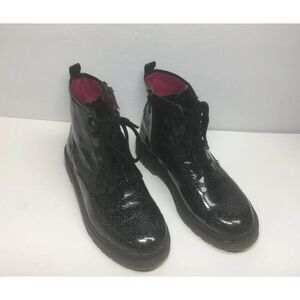 STEVIES Girls Womens‎ JPlay Black Glitter Ankle Boots Shoes Size 4M